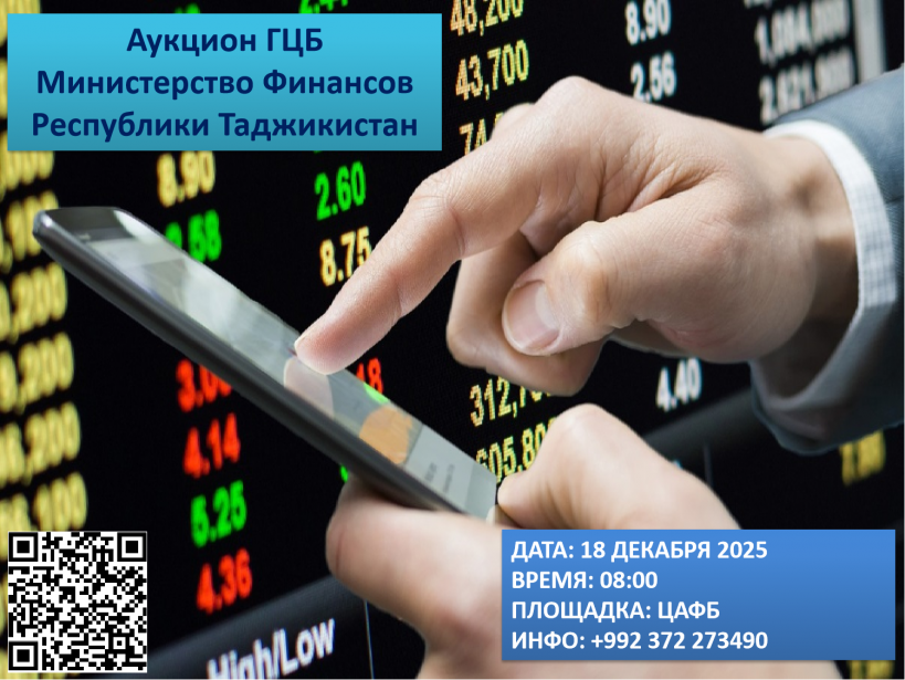 Очередной аукцион ГЦБ - 18 декабря 2025 года